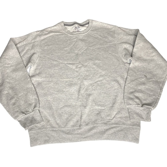 FRUIT OF THE LOOM GRAY CREW NECK SWEATER SIZE SMALL - Picture 1 of 4